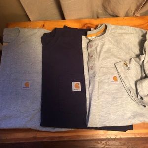 Men’s XL Carhartt Shirt Lot (3)